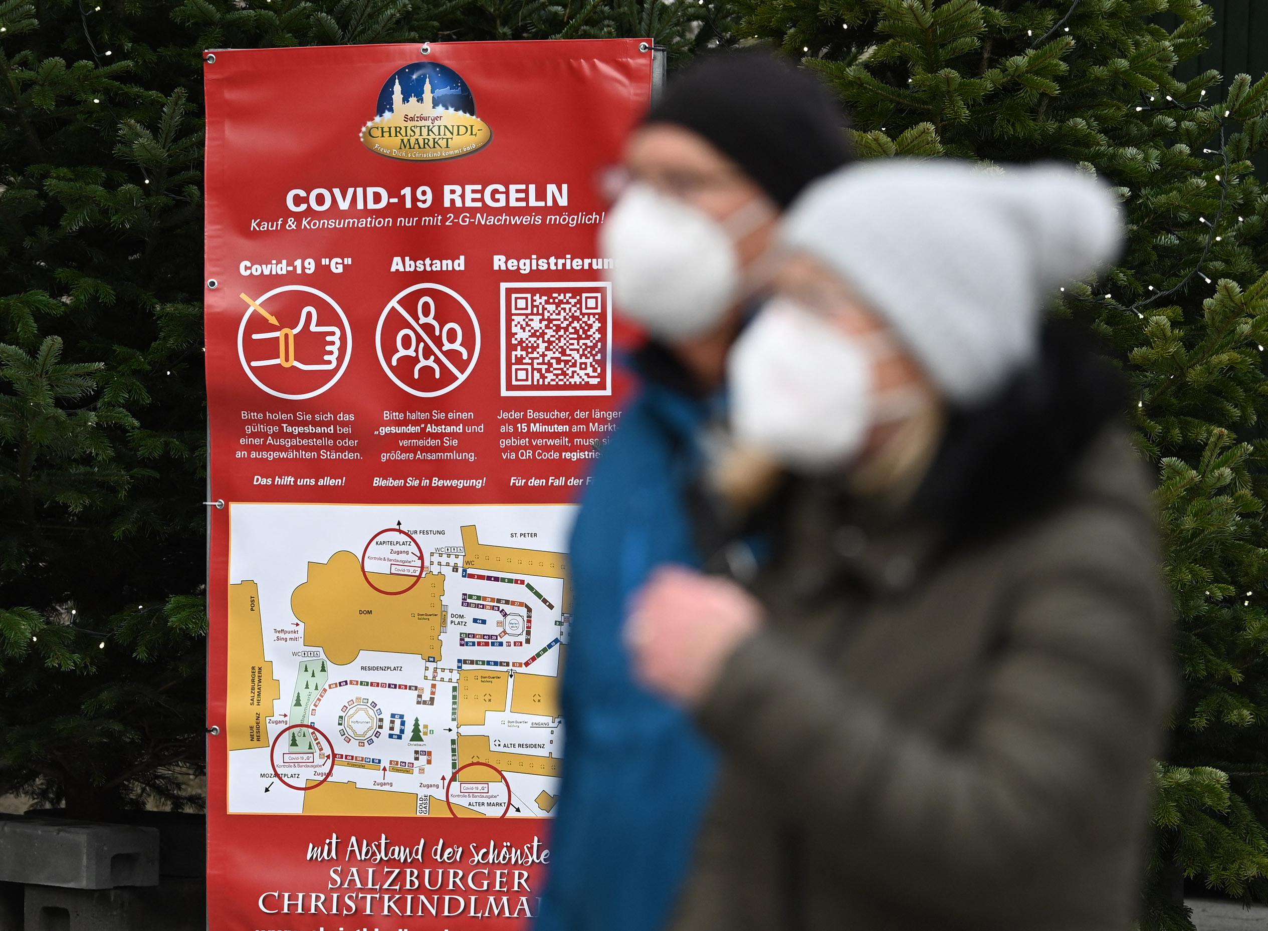 Covid Austria, stop lockdown solo per vaccinati e guariti
