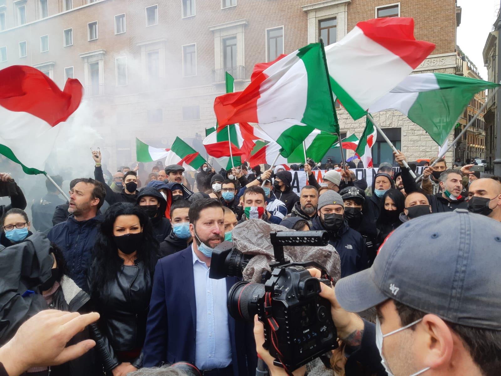 Covid, Casapound: "In piazza per manifestare, non per creare disordini, e ci saremo ancora"