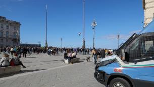 Covid Trieste, stop manifestazioni in piazza Unità: l'ordinanza