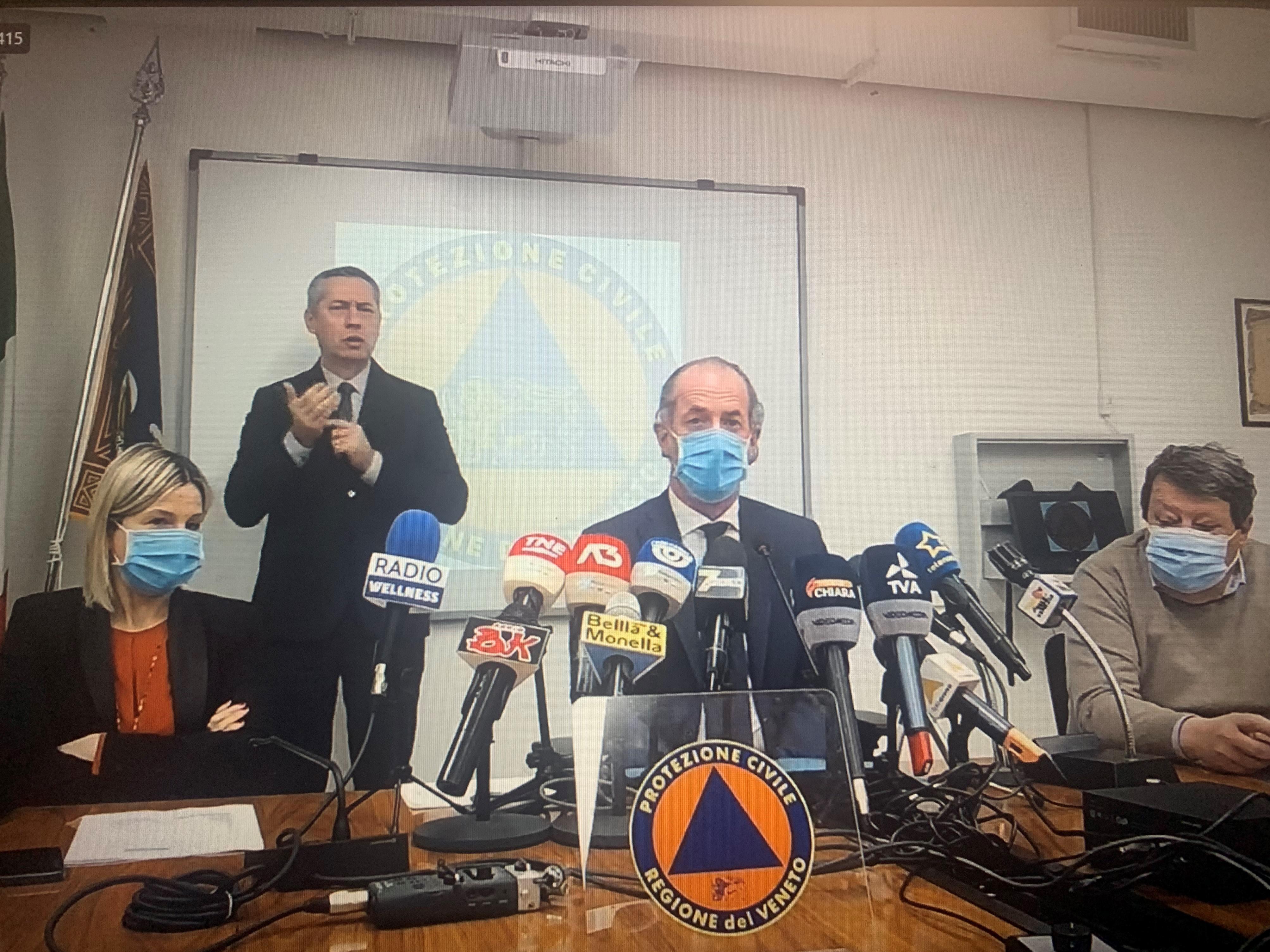 Covid Veneto, Zaia: "Oggi 535 contagi"