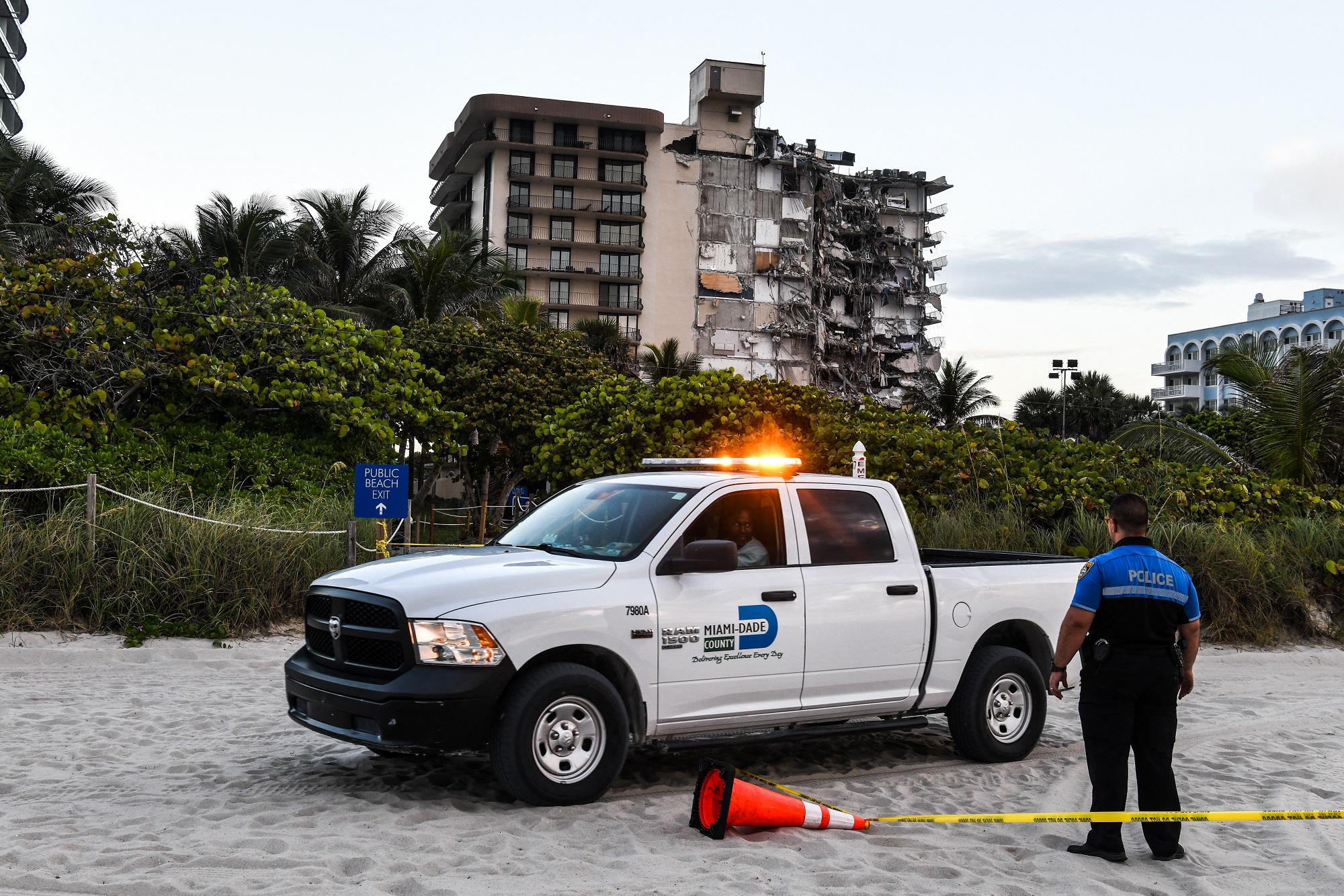 Crollo Miami, salgono a 5 i morti: ancora 156 i dispersi