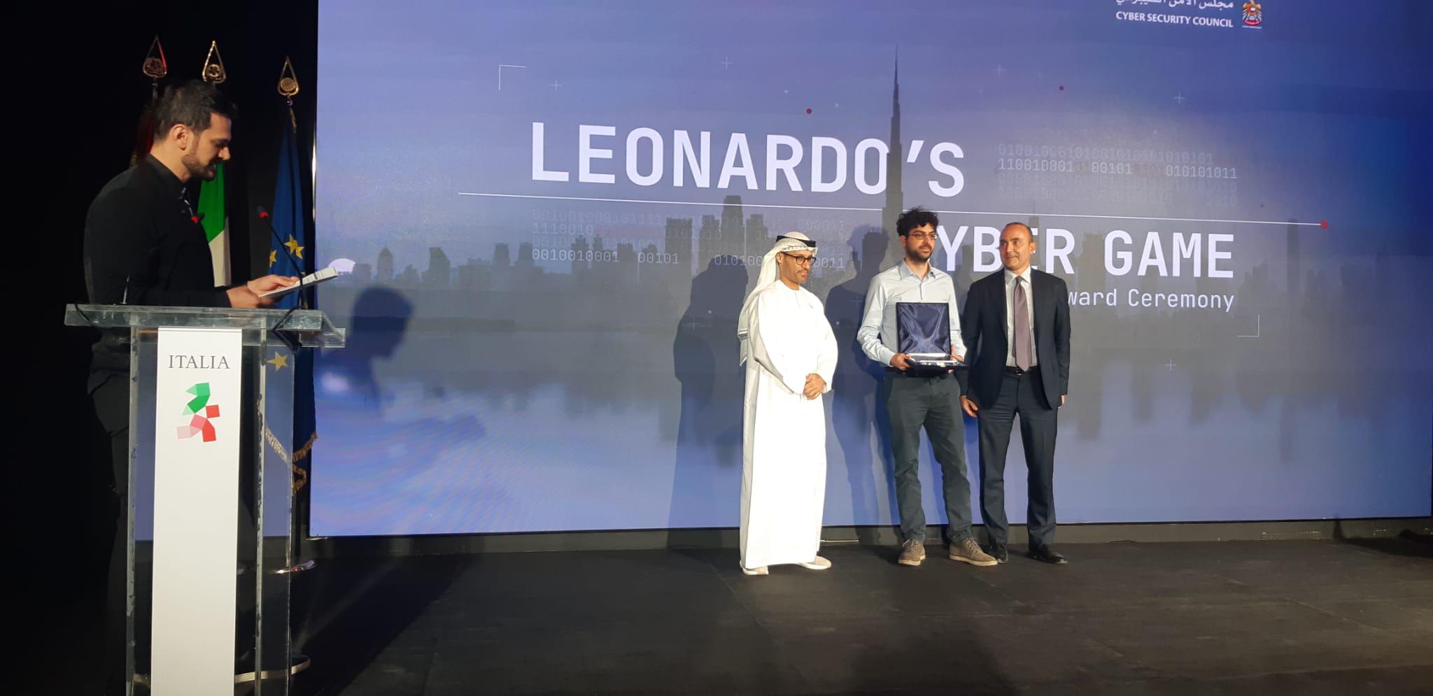 Cybersecurity, Leonardo celebra a Expo Dubai il 'Cyber Game Award Ceremony'