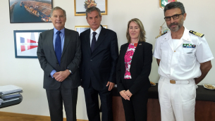 Nella foto, da sinistra: Philips, Agostinelli, Countryman e Russo