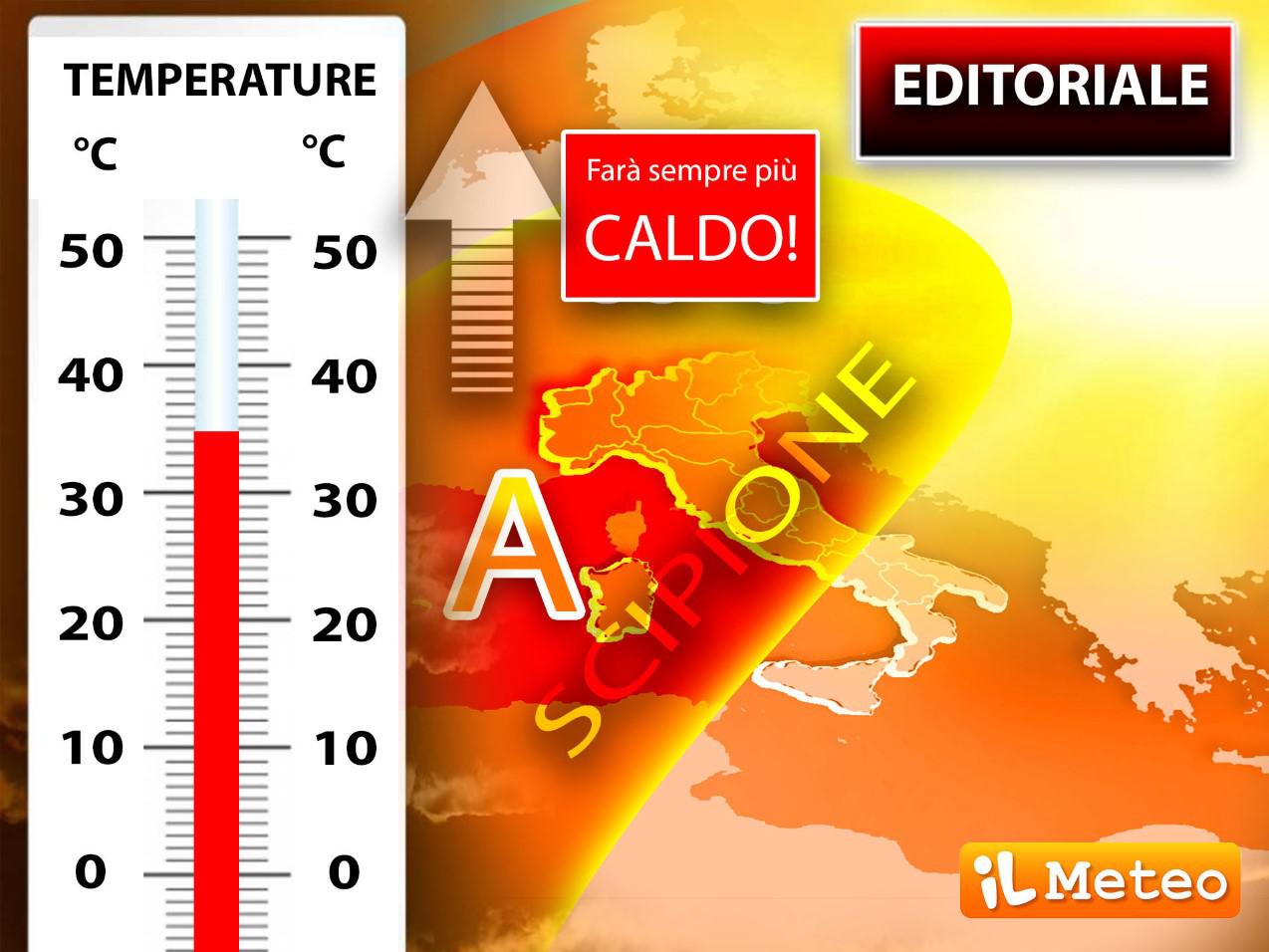 Dal weekend torna l'anticiclone africano, farà sempre più caldo