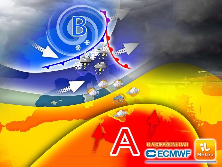 Dall'anticiclone a pioggia e freddo, come cambia il meteo
