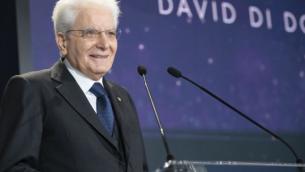 David Donatello 2021, Mattarella: "Cerimonia segnale di speranza"