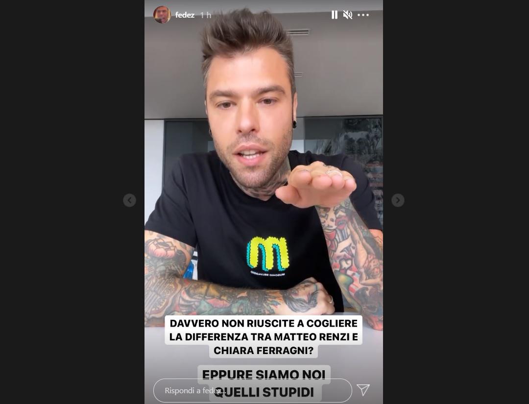 Ddl Zan, Fedez: "Renzi pagato da italiani, Chiara Ferragni no"