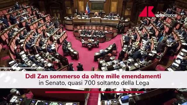 Ddl Zan, testo al Senato sommerso da mille emendamenti