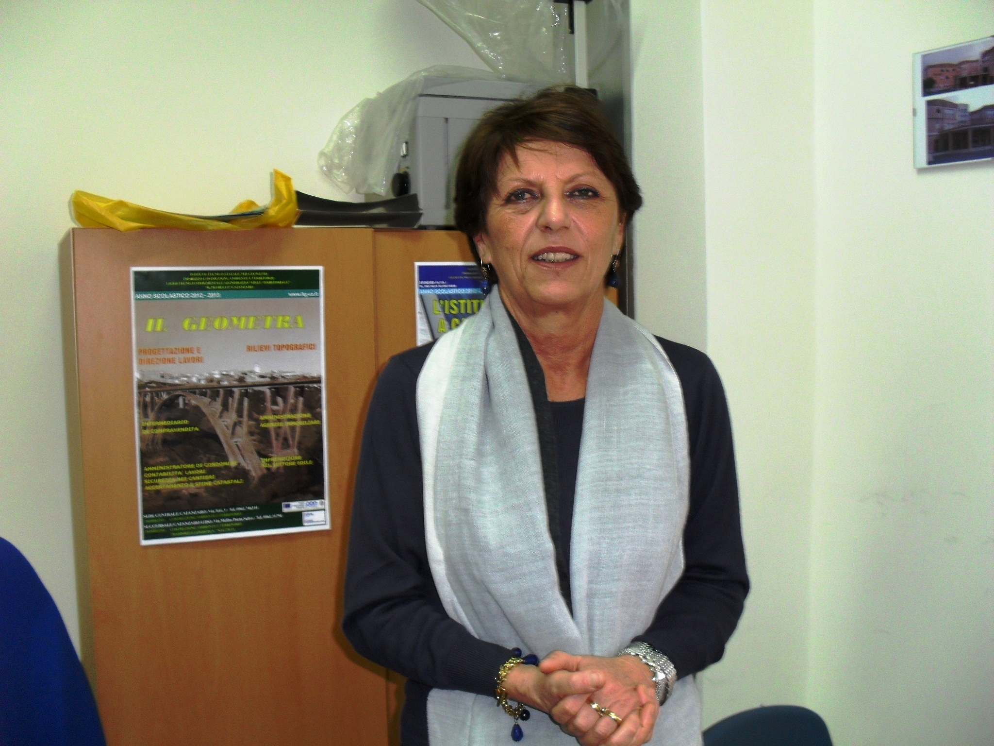 La dirigente scolastica Elena De Filippis