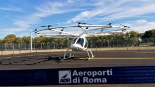 Decolla taxi volante, inaugurato vertiporto di Fiumicino