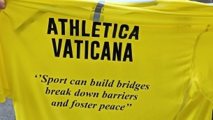 Di Sante alla maratona di New York con le parole del Papa: "Per sognare un mondo di pace"