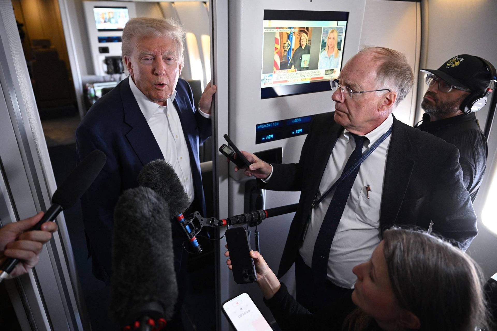 Donald Trump a Roma, arrivo a Fiumicino poi Villa Taverna