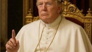 Donald Trump vestito da Papa, la foto sui social della Casa Bianca