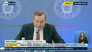 Draghi, conferenza stampa: "Gran parte problemi legati a non vaccinati" - Video