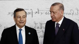 Draghi da Erdogan: focus su Ucraina, crisi alimentare e gas