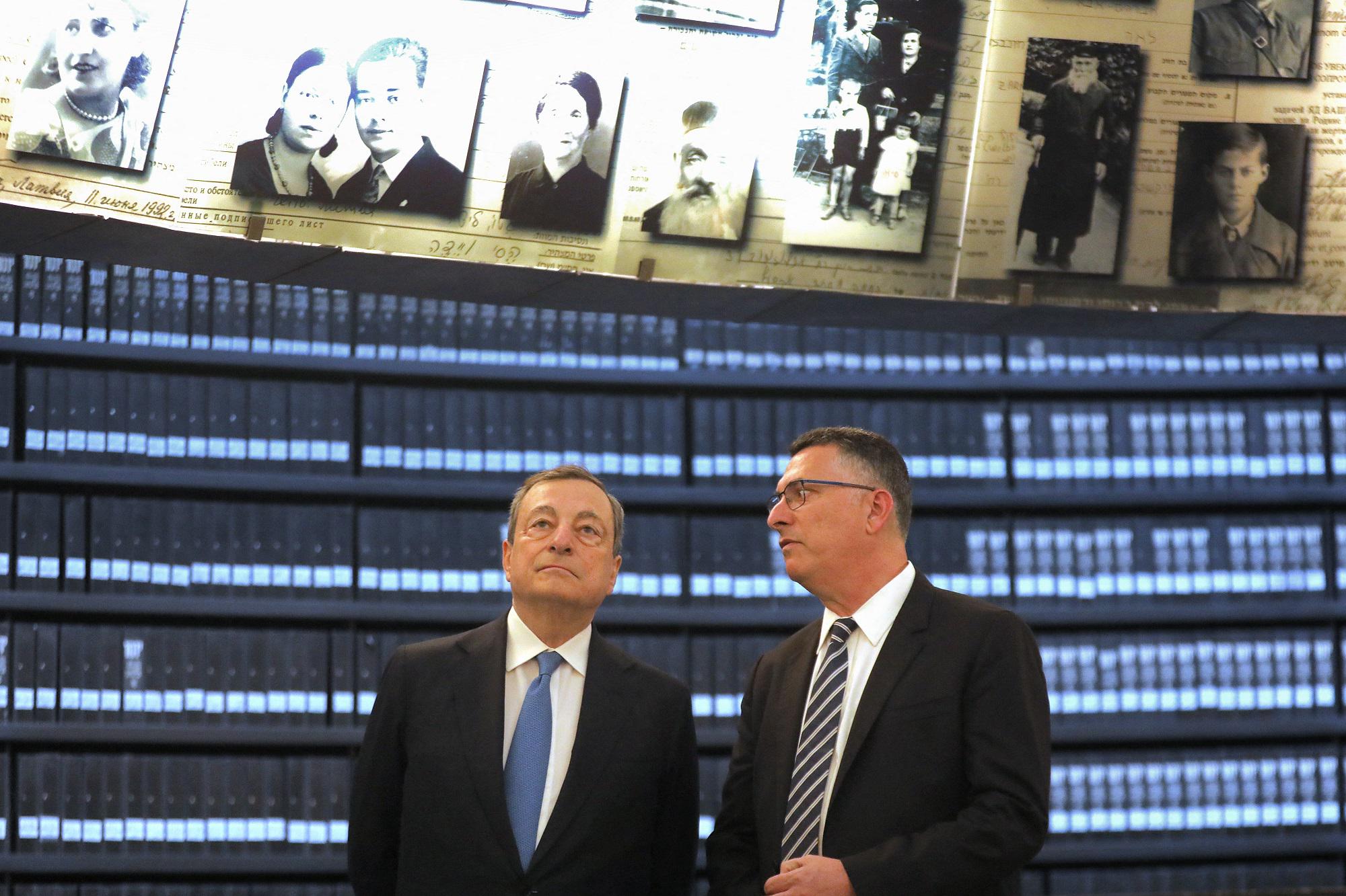 Draghi in Israele: "Italia cerca pace e rifiuta ogni discriminazione"