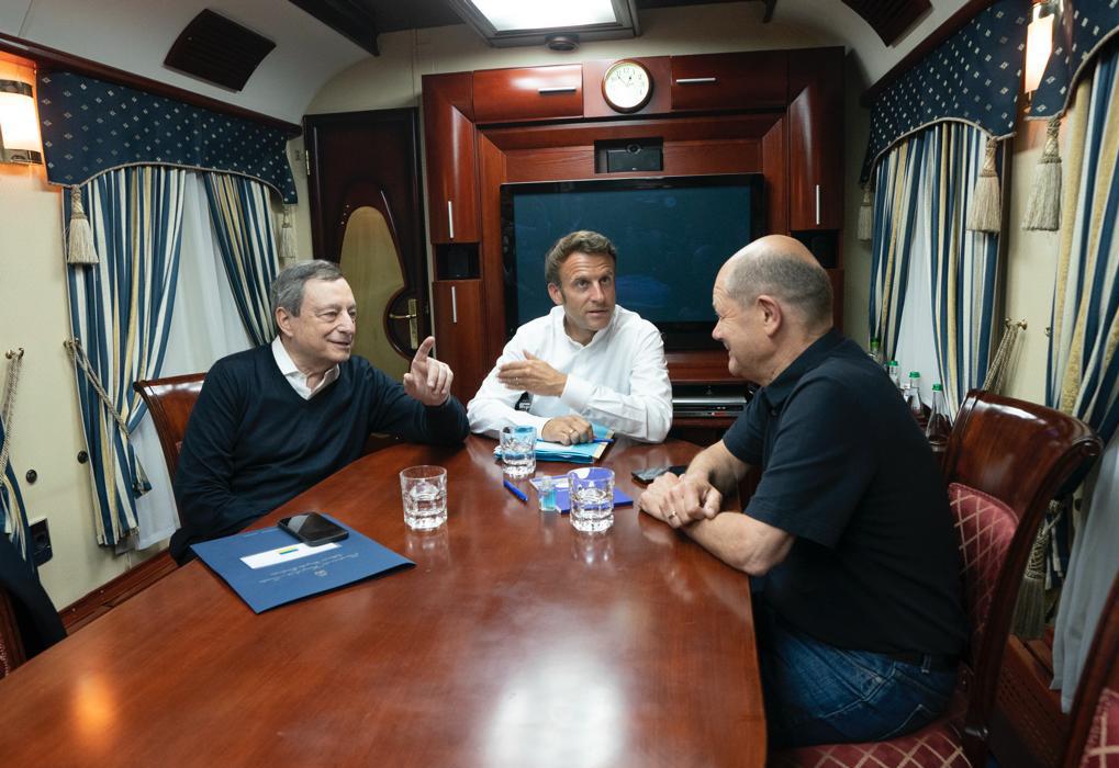 Draghi, Macron e Scholz oggi a Kiev da Zelensky