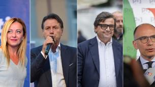 Elezioni 2022 e social: podio a Meloni-Conte