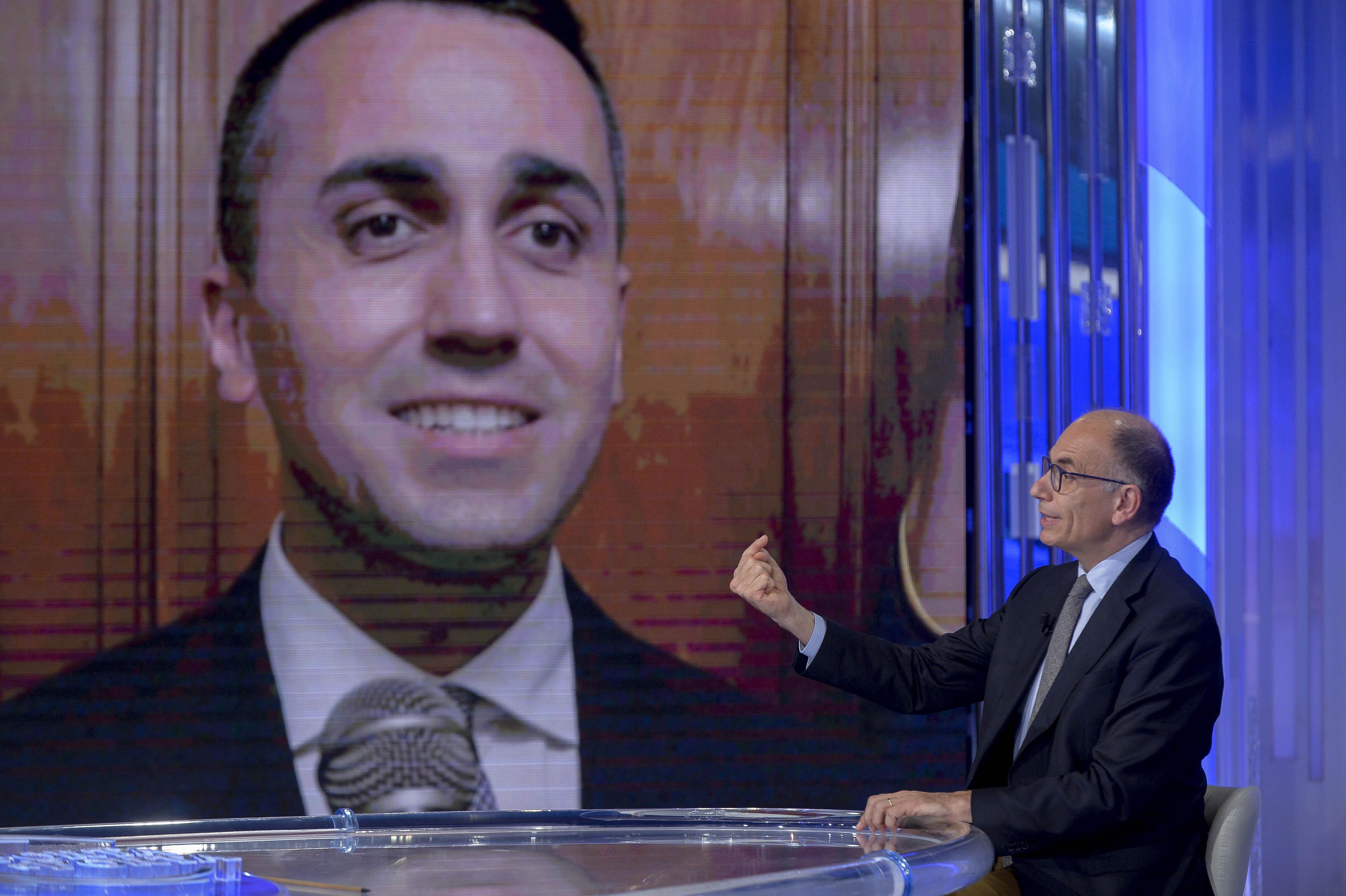Elezioni 2022, incontro Letta-Di Maio-Sala