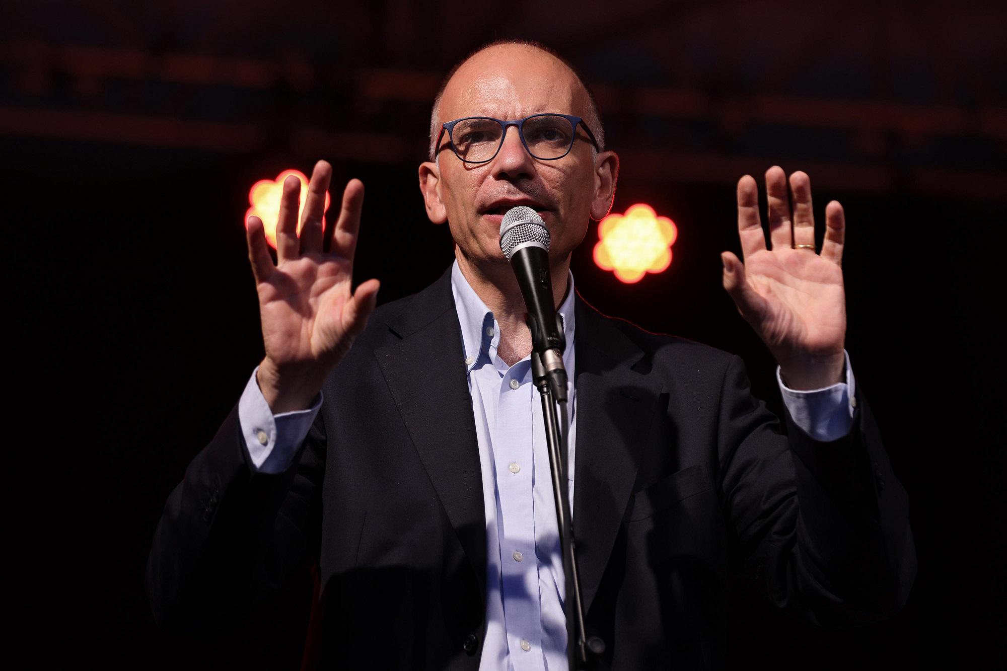 Elezioni 2022, Letta: "Chi non vota Pd, vota Meloni e Salvini"