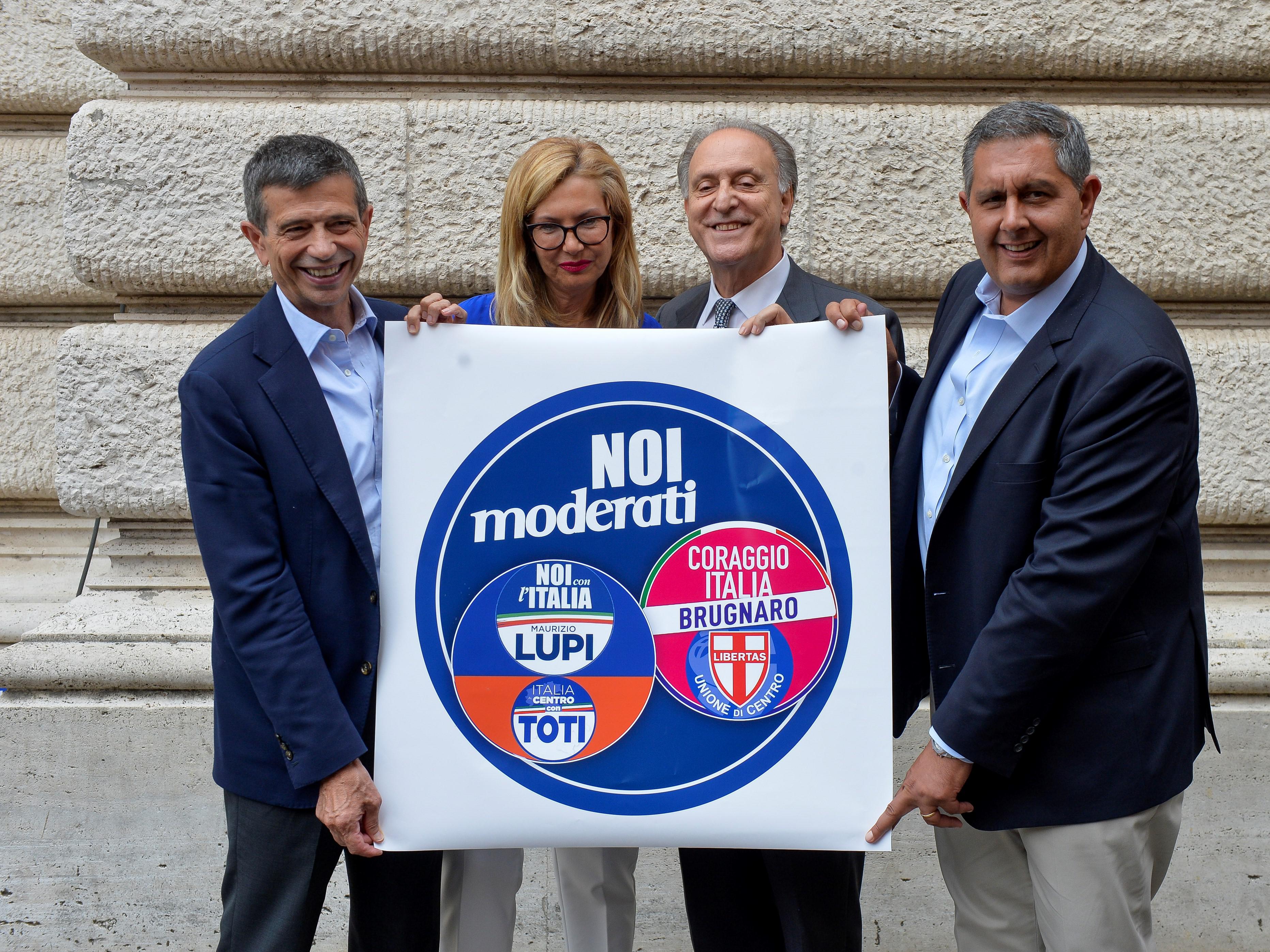 Elezioni 2022, nasce 'Noi moderati' lista unica dei centristi di centrodestra
