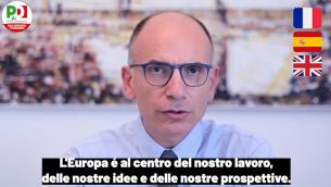 Elezioni 2022, video in tre lingue anche per Letta - Guarda