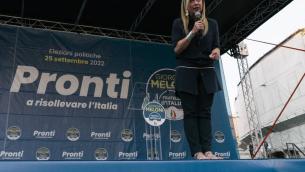 Elezioni politiche 2022, fari stampa estera su Meloni