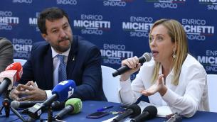 Elezioni Roma, Salvini-Meloni tirano volata a Michetti: "Sinistra ci teme"