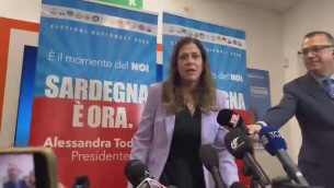 Elezioni Sardegna, Todde: "Contenta e orgogliosa, è pagina importante" - Video