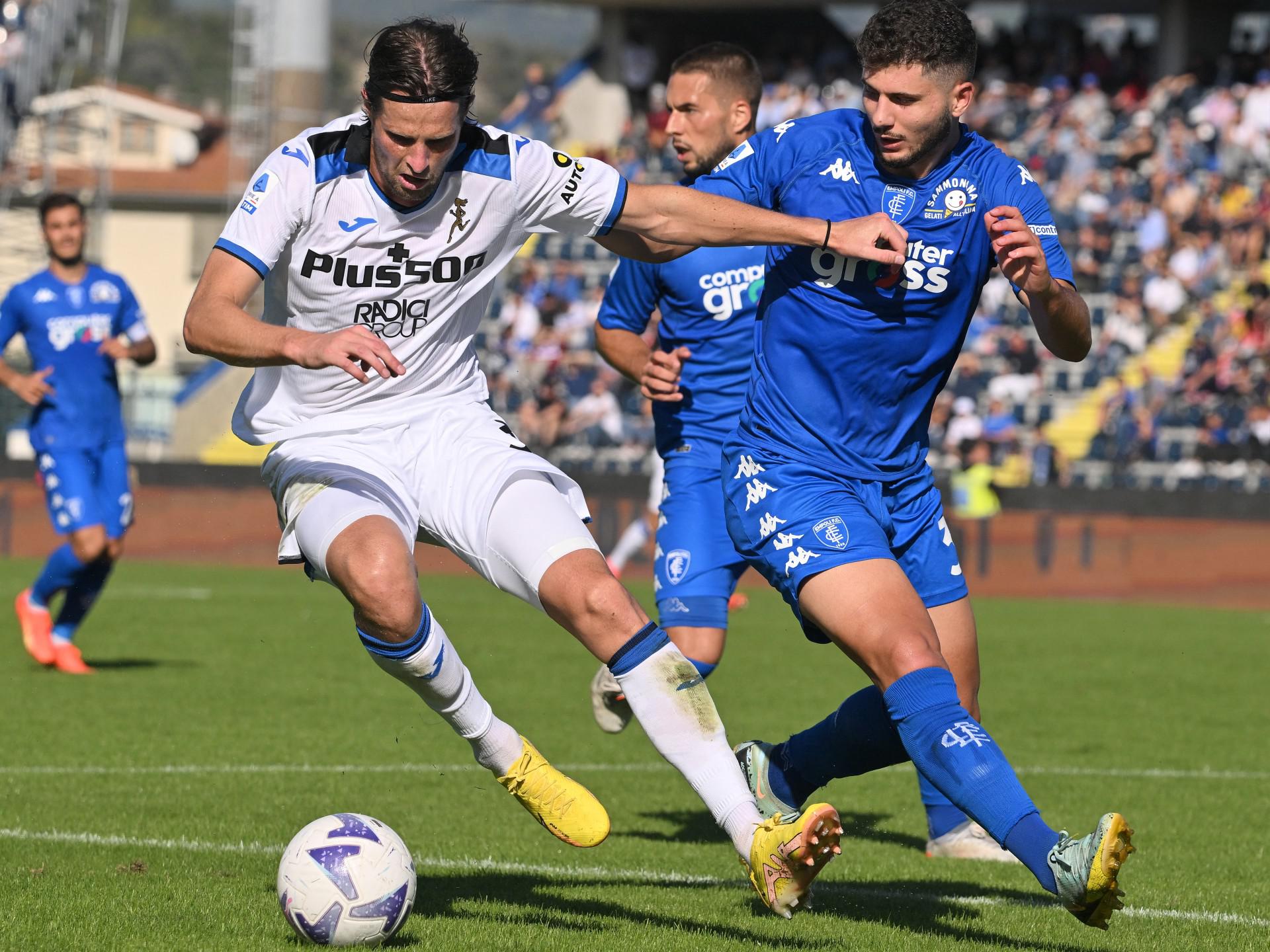 Empoli-Atalanta 0-2, gol di Hateboer e Lookman