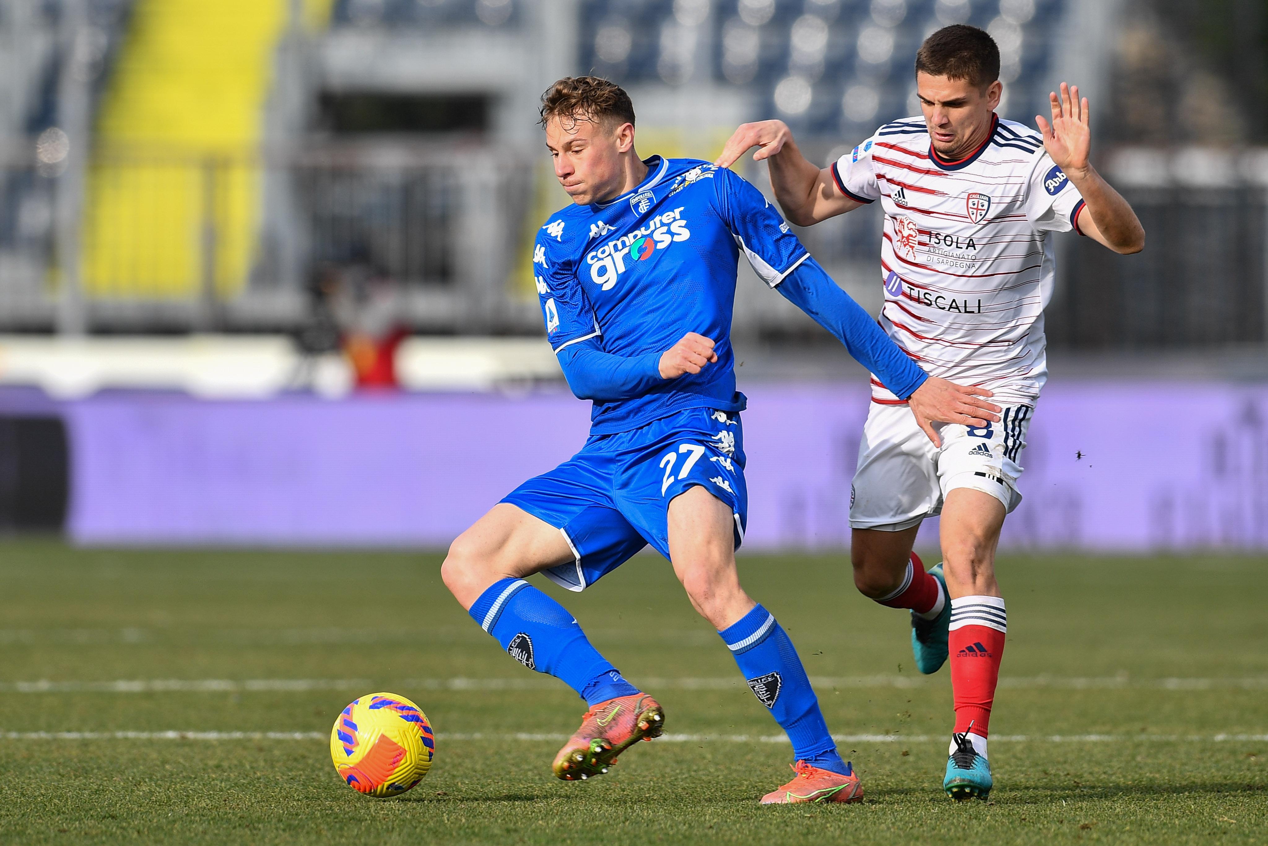 Empoli-Cagliari 1-1, punto d'oro per i sardi