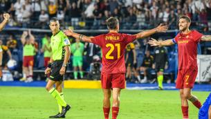 Empoli-Roma 1-2, giallorossi ok con Dybala e Abraham