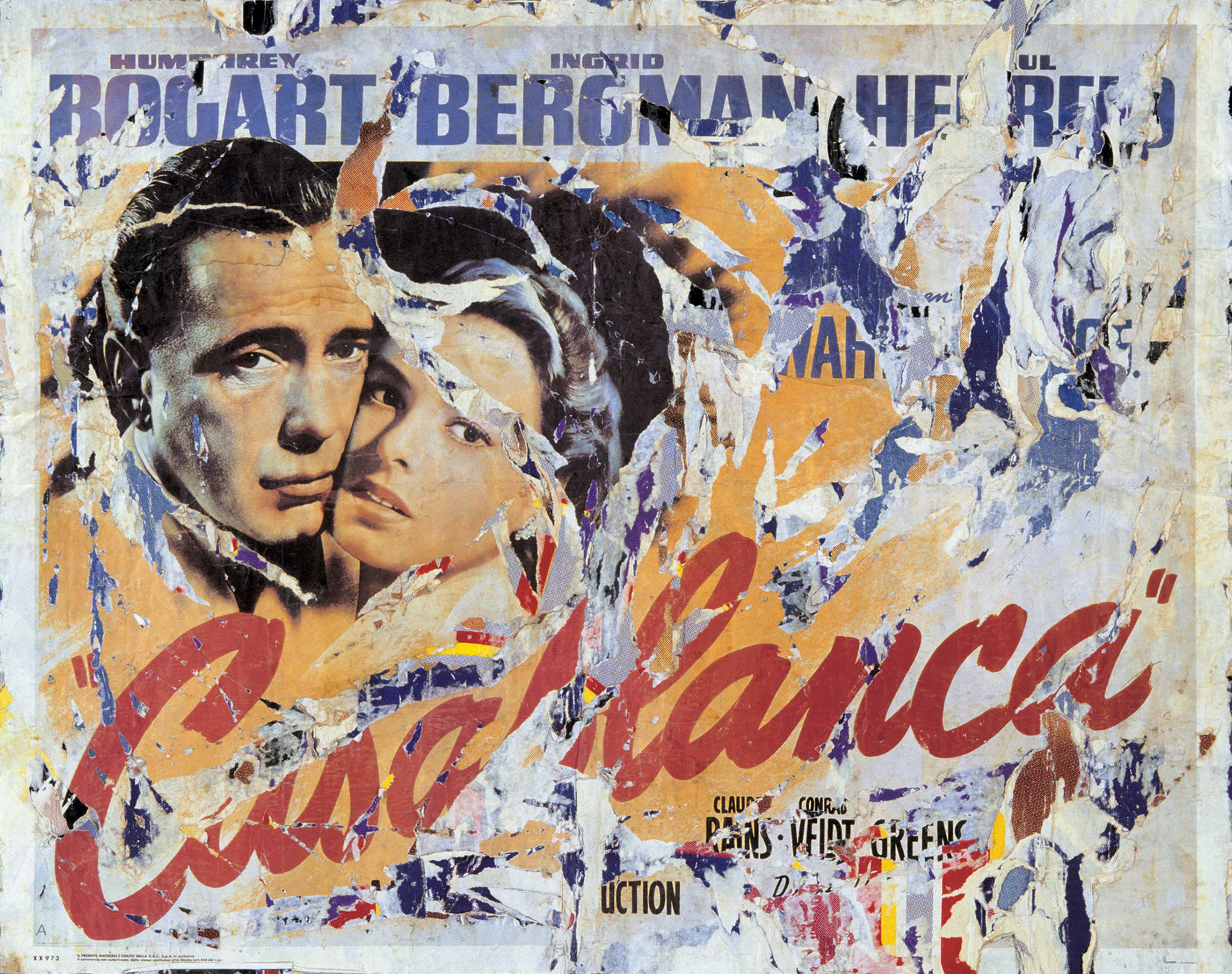 Uno straordinario decollage di Mimmo Rotella