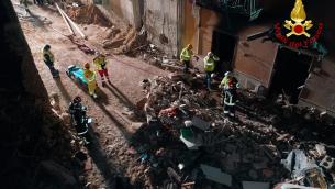 Esplosione a Ravanusa, terza notte di ricerche