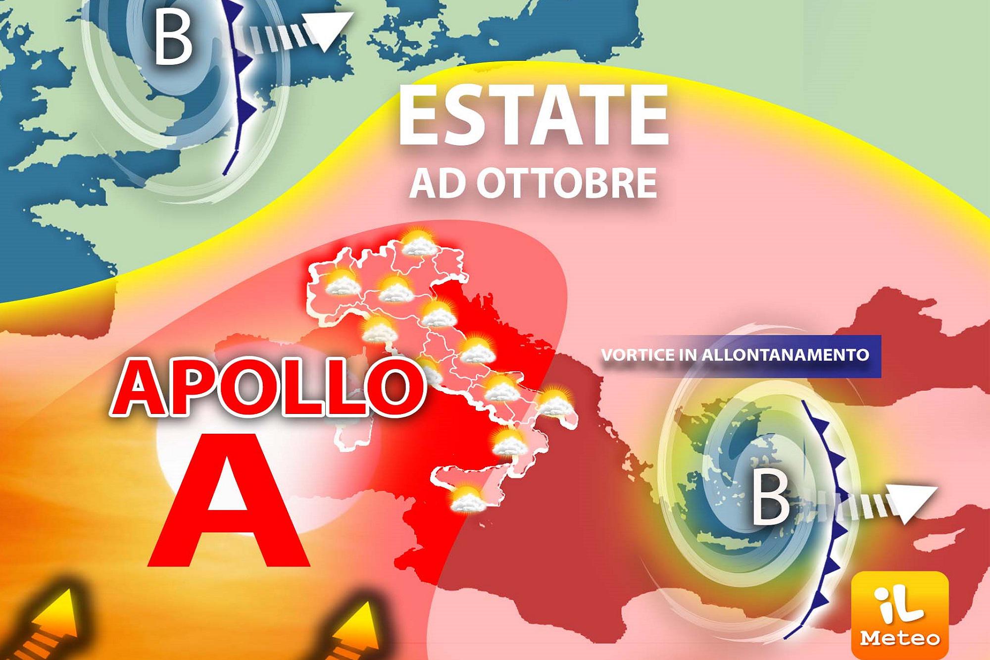 Estate ad ottobre, dal weekend sempre più caldo con l’Anticiclone Apollo: le previsioni meteo