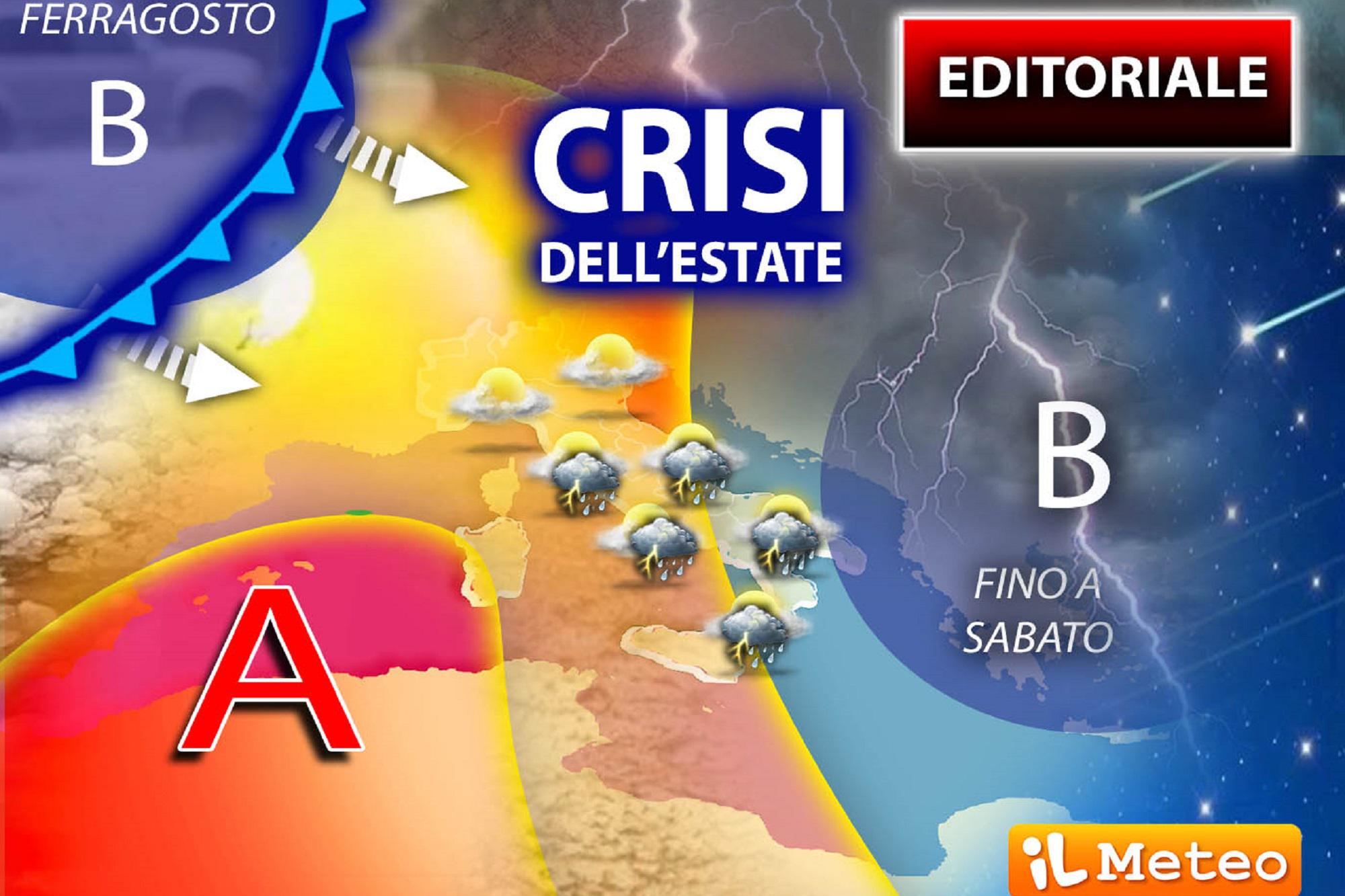 Estate in crisi, Ferragosto a rischio maltempo: previsioni meteo