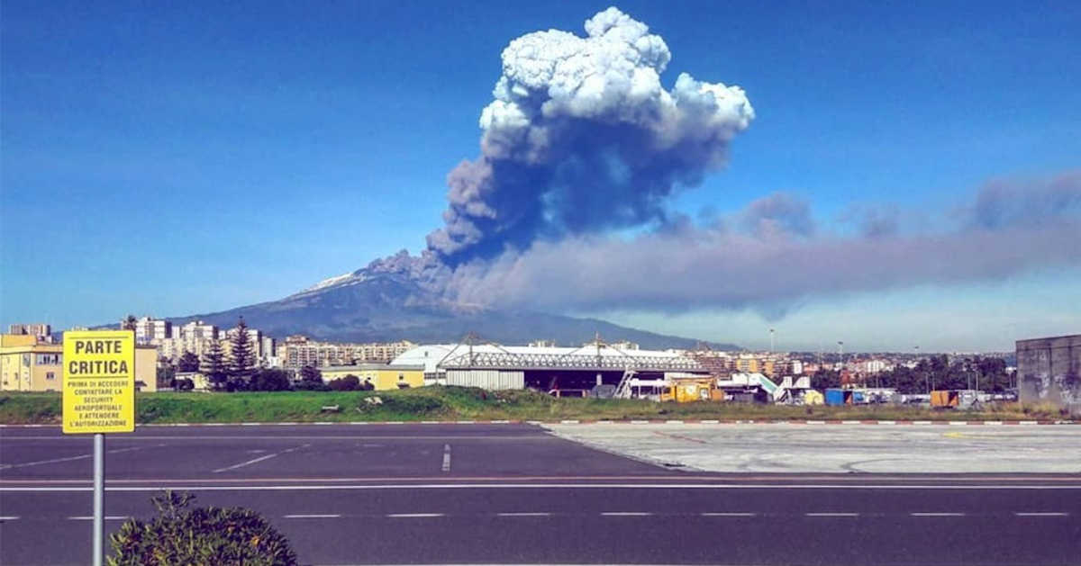 Etna, Progetto 'Aeromat' per prevenire impatto cenere vulcanica su aeroporto