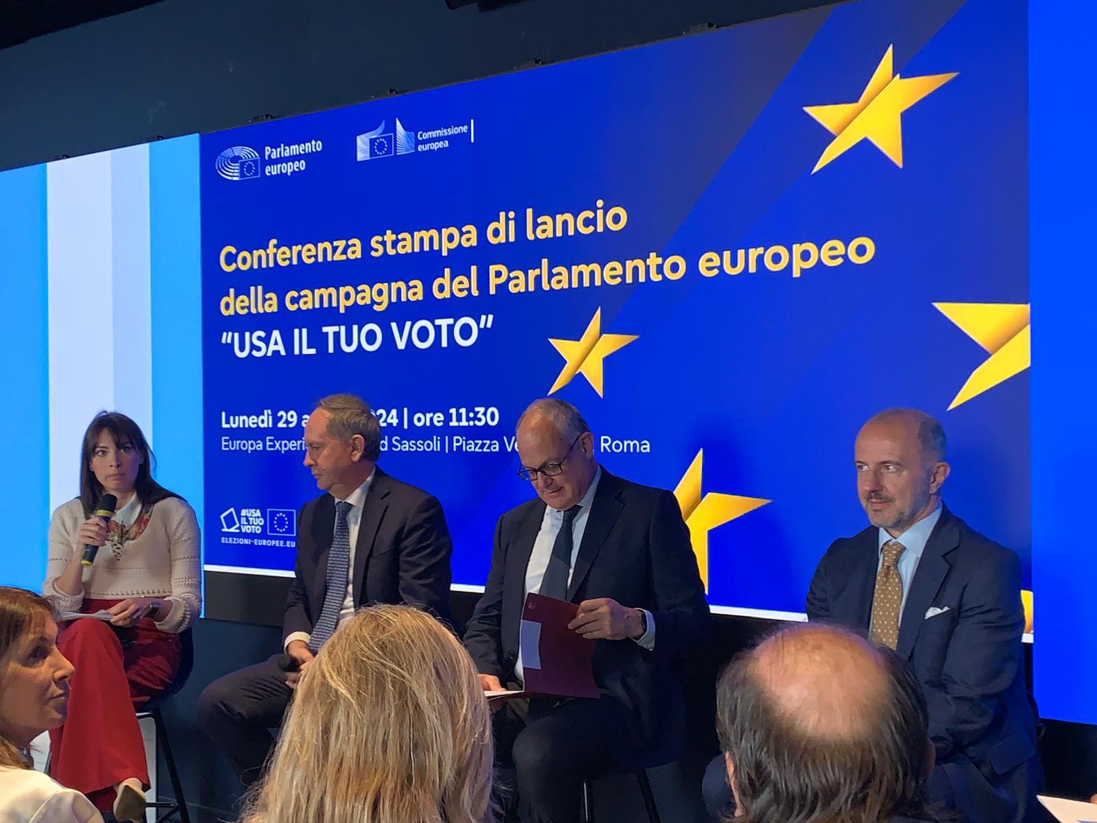 Europee, 'Usa il tuo voto, non lasciare che gli altri decidano per te': al via campagna Pe