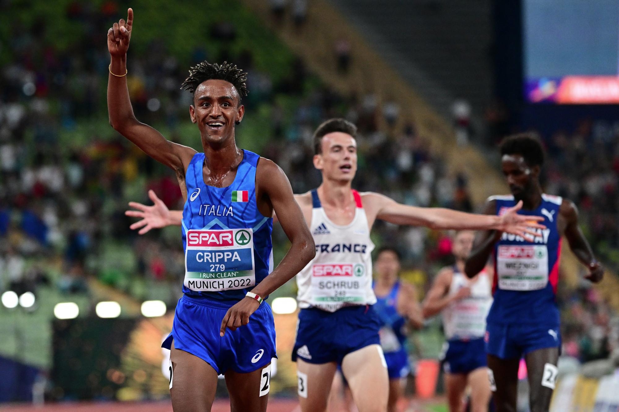 Europei atletica 2022, Crippa oro nei 10mila metri