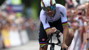 Europei ciclismo, Ganna bronzo nella crono
