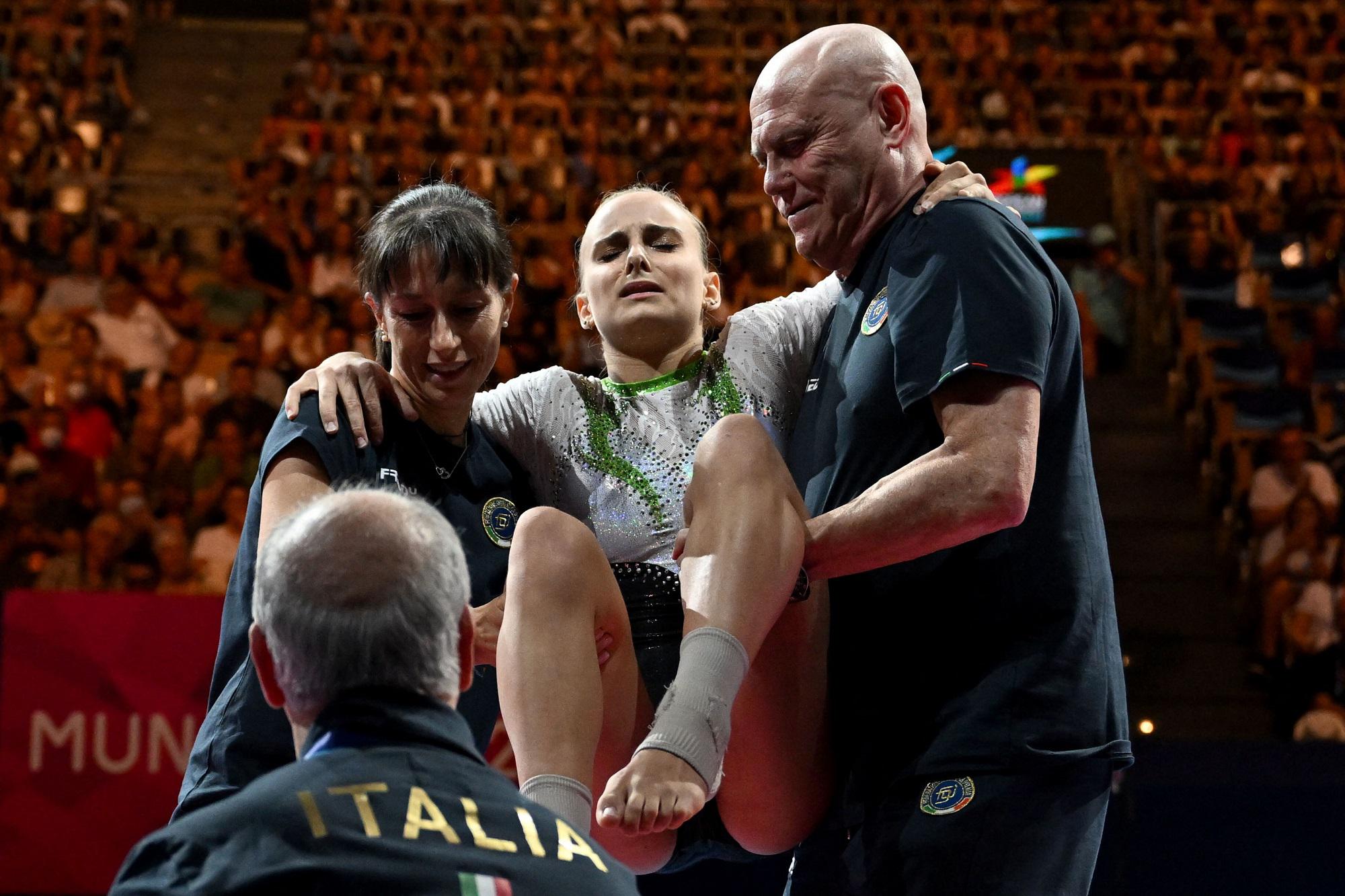 Europei ginnastica artistica, argento e infortunio per D'Amato