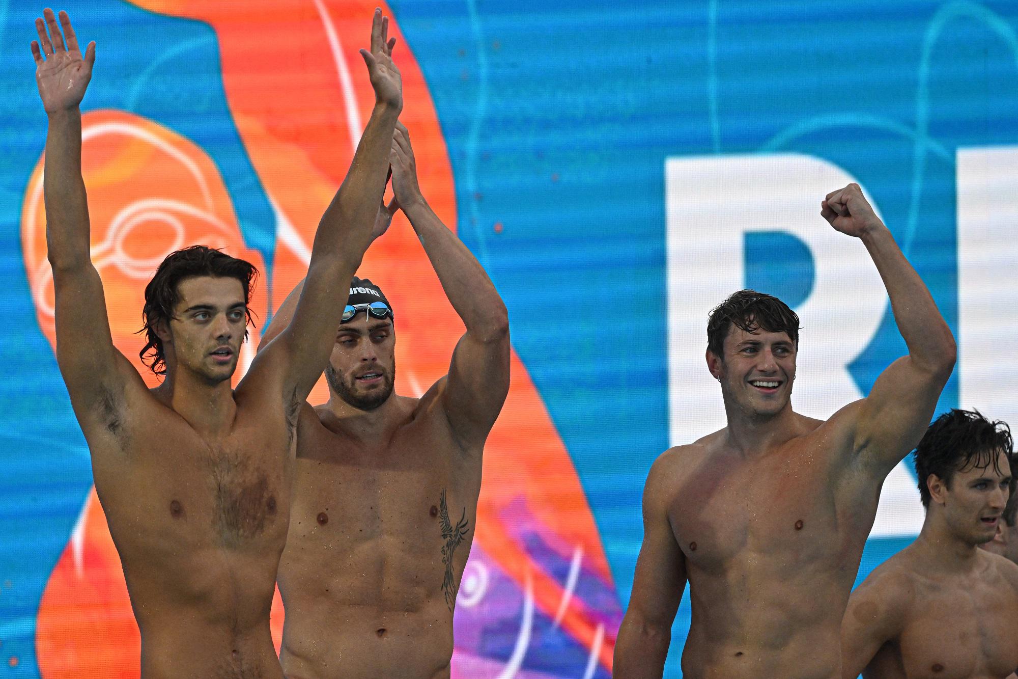 Europei nuoto, Italia oro nella staffetta 4x100 mista maschile