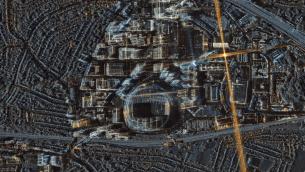 Europei, Wembley in orbita col satellite italiano CosmoSkyMed