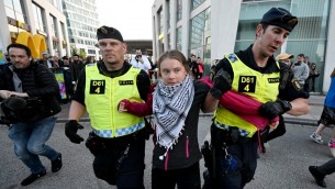 Eurovision, proteste contro Israele: Greta Thunberg arrestata