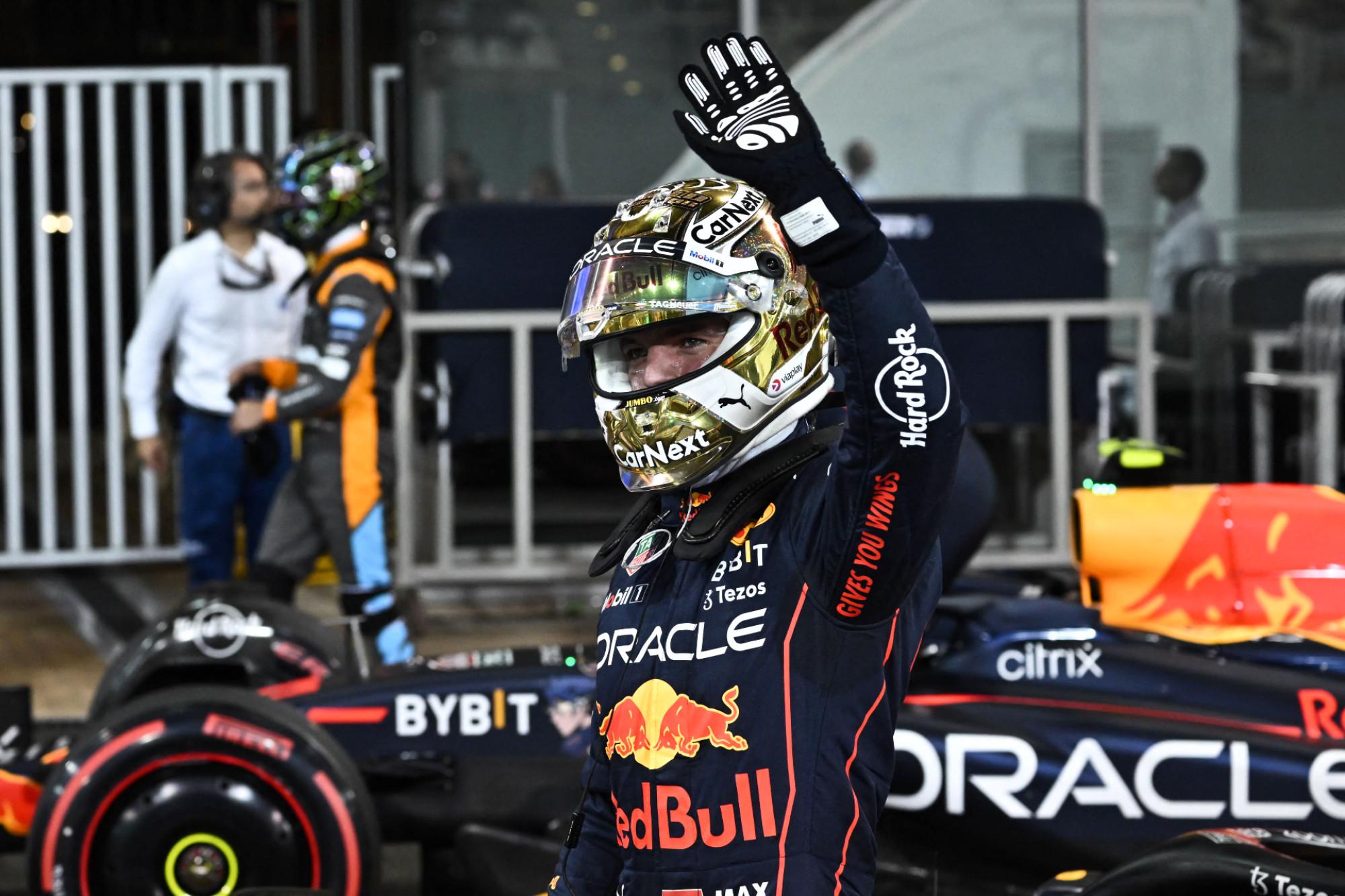 F1 Gp Abu Dhabi, Verstappen in pole