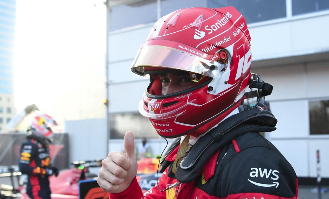 F1 Gp Baku 2023, pole di Leclerc