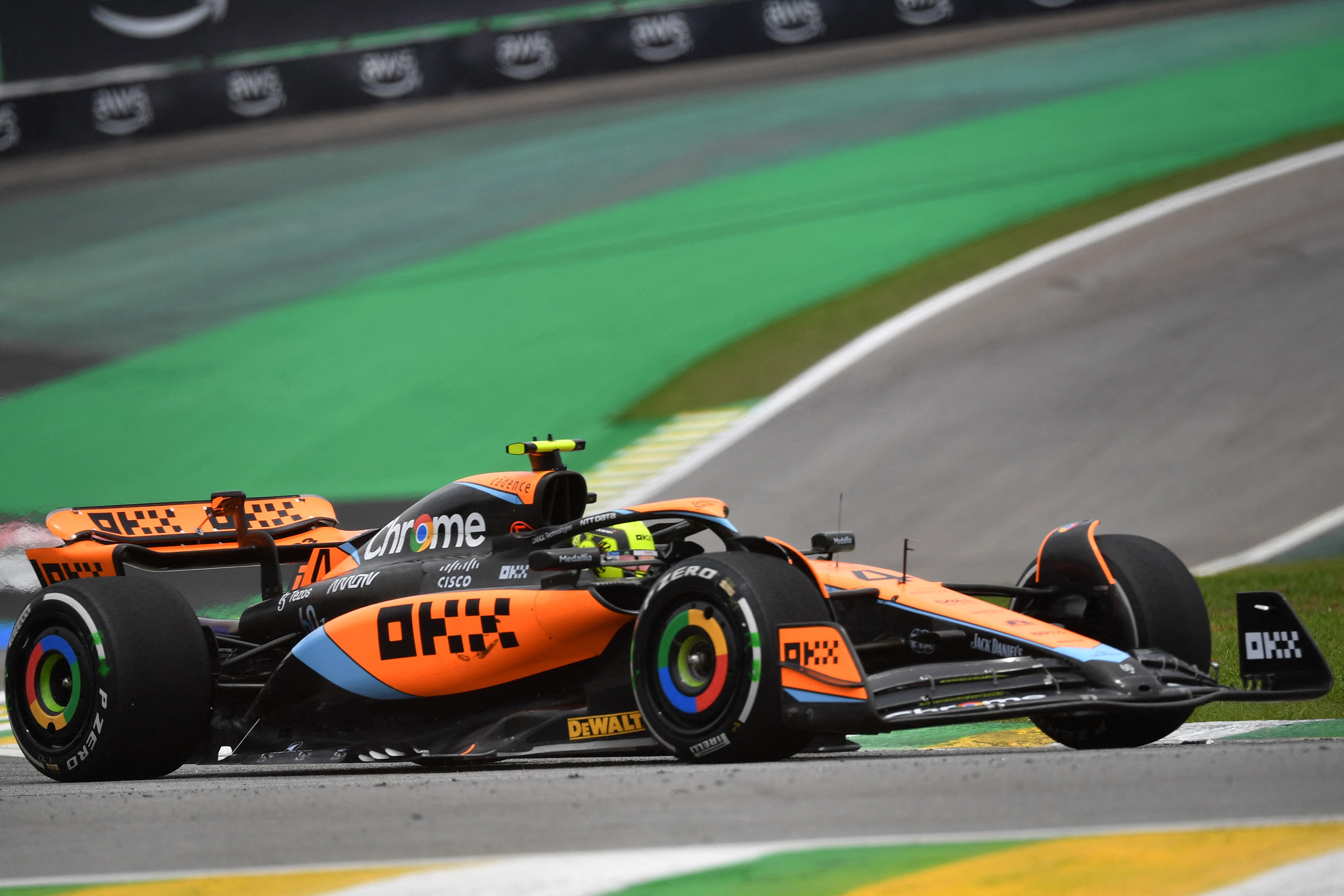F1 Gp Brasile 2023, Norris il più veloce nelle qualifiche sprint