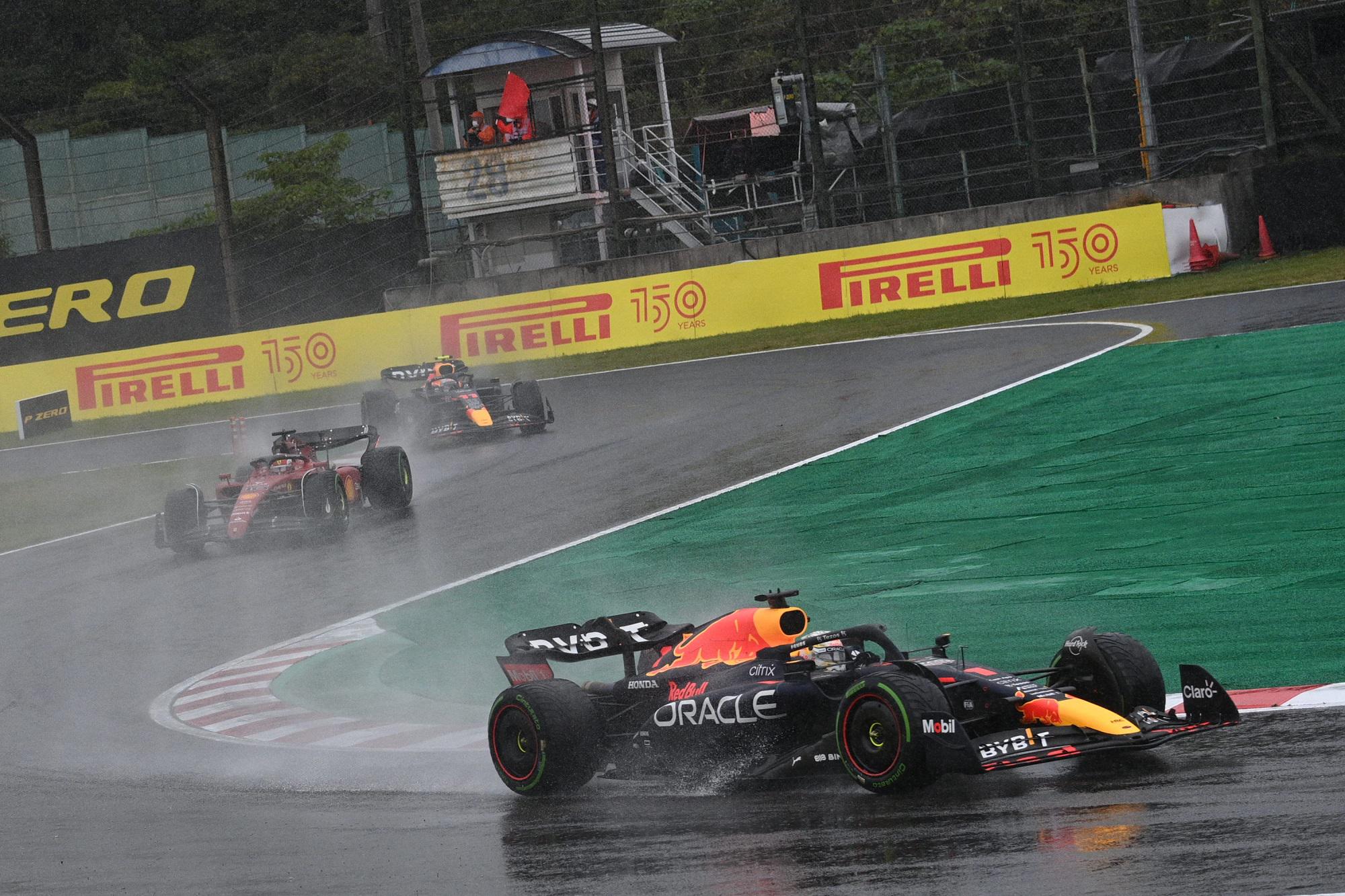 F1, Gp Giappone, tutto fermo per la pioggia