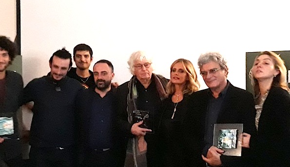 Da sx: Le coliche, Gianlorenzo Franzì, Jean Jacques Annaud, Isabella Ferrari, Mario Martone, Ippolita Di Majo