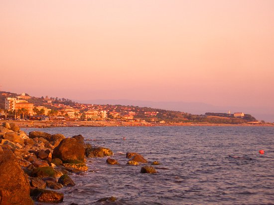 Falerna Marina al tramonto